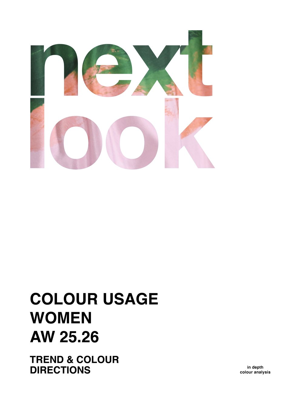 next look Colour Usage Women A W 25 26